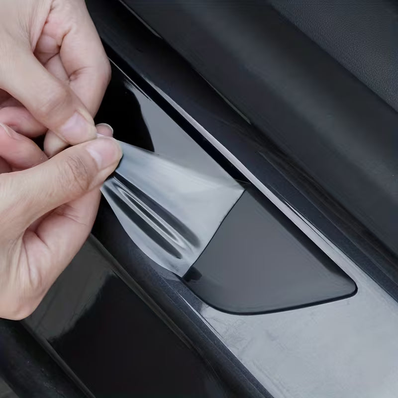 Threshold Protection Film - Front and Rear Door TPU Transparent Anti Scratch Film for Tesla Model Y