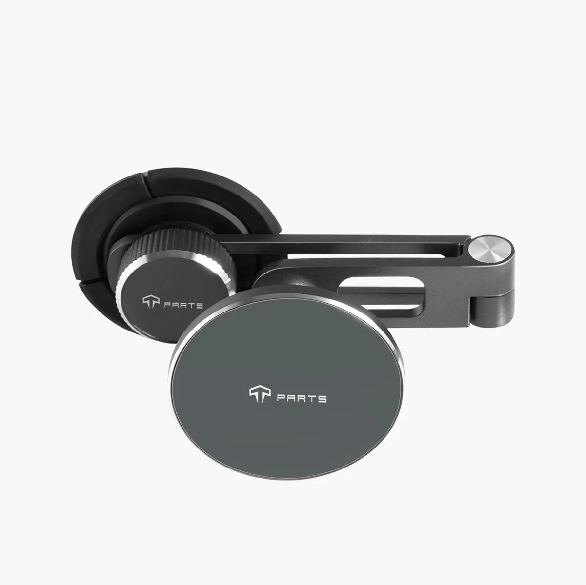 Foldable Magnetic Wireless Charging (Qi & MagSafe) Phone Holder for Tesla