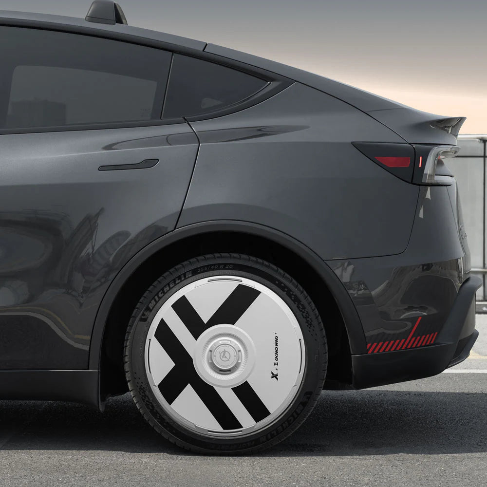 HALODISC 2 - X-Factor White | Wheel Covers for Tesla