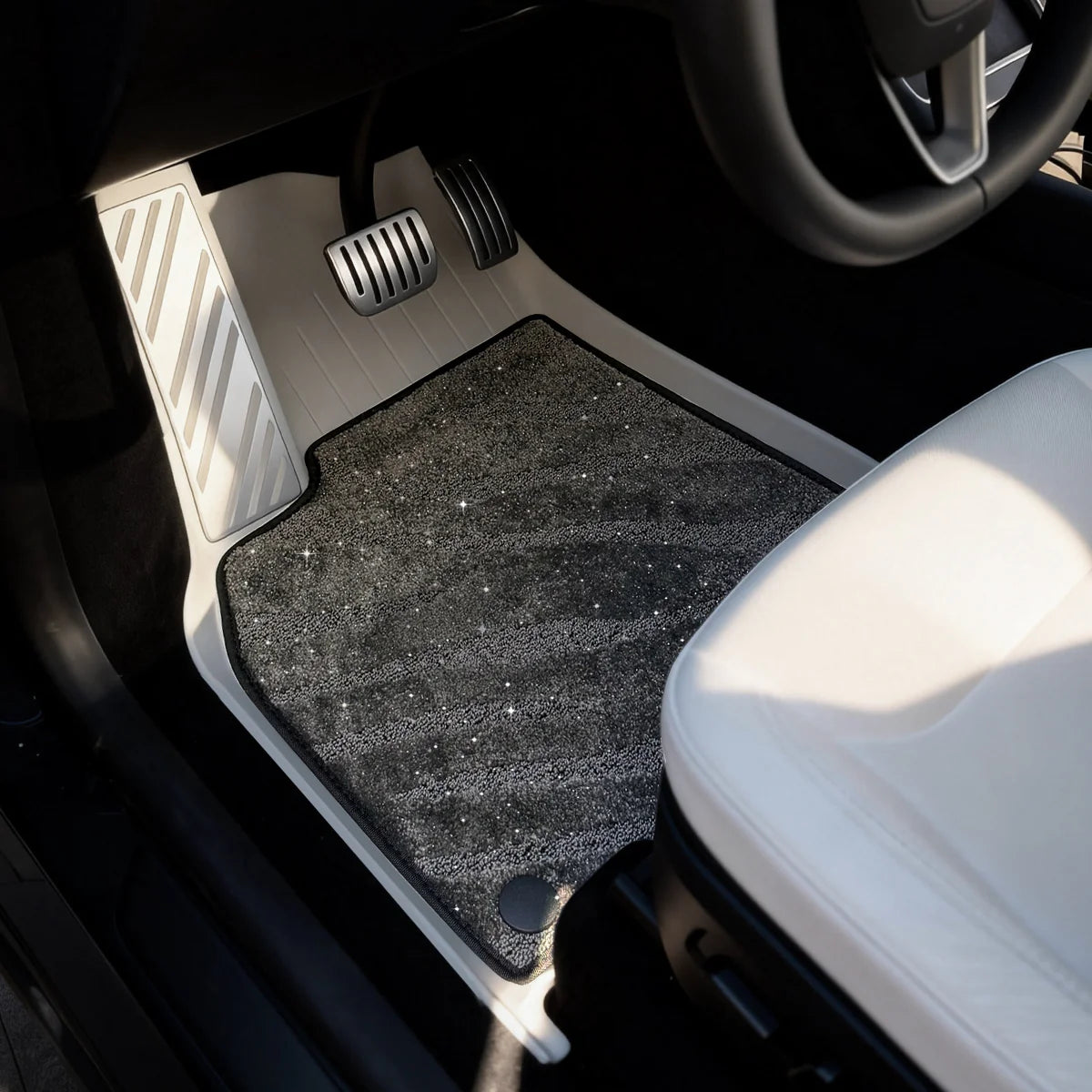 Galaxy Series Dual-Layer All-Weather Floor Liners For Tesla Model Y