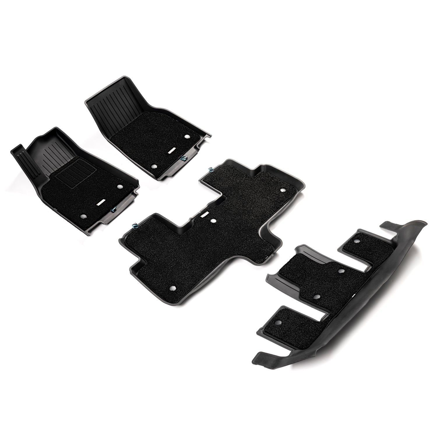 Floor Mats with Nylon Carpet for Tesla Model YL | All-Weather Protection Full Set