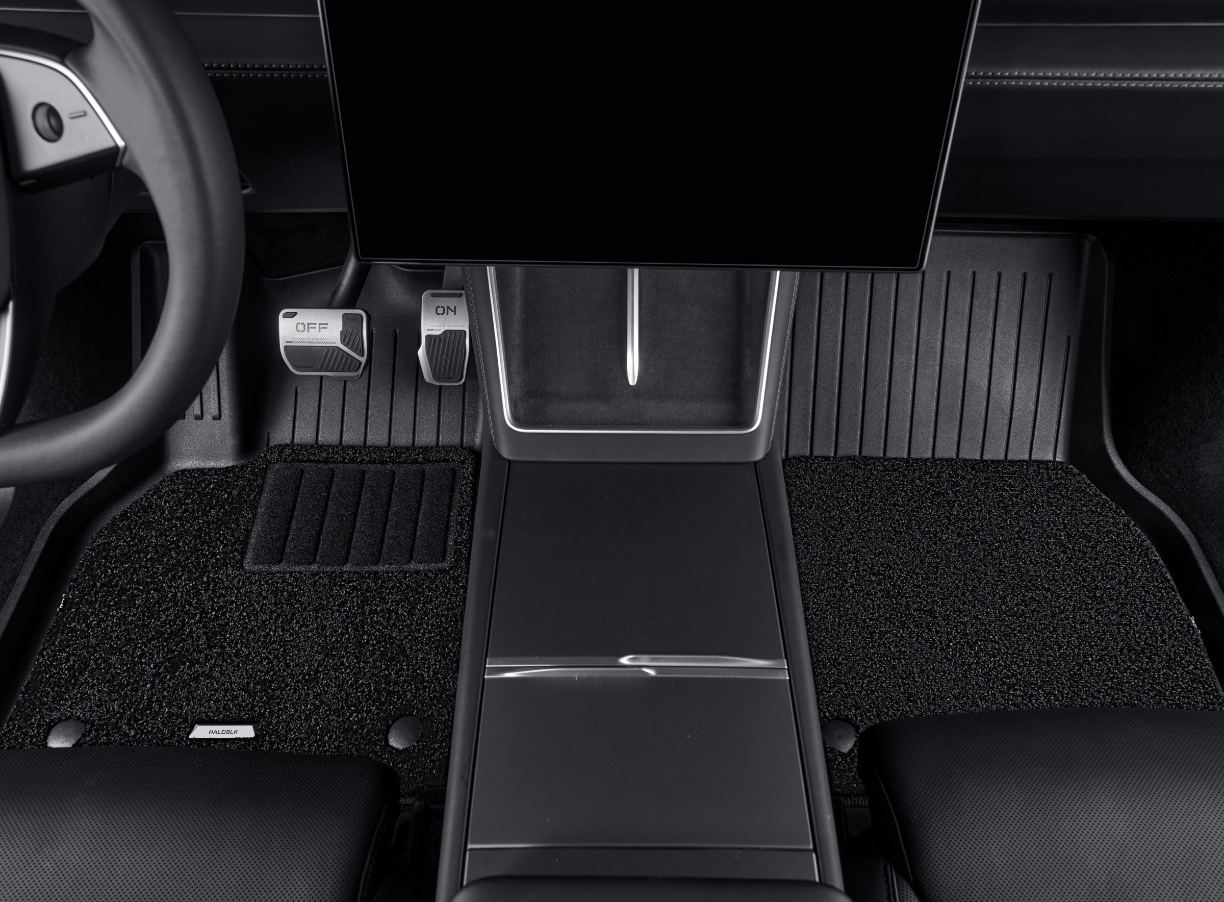 Floor Mats with Nylon Carpet for Tesla Model YL | All-Weather Protection Full Set