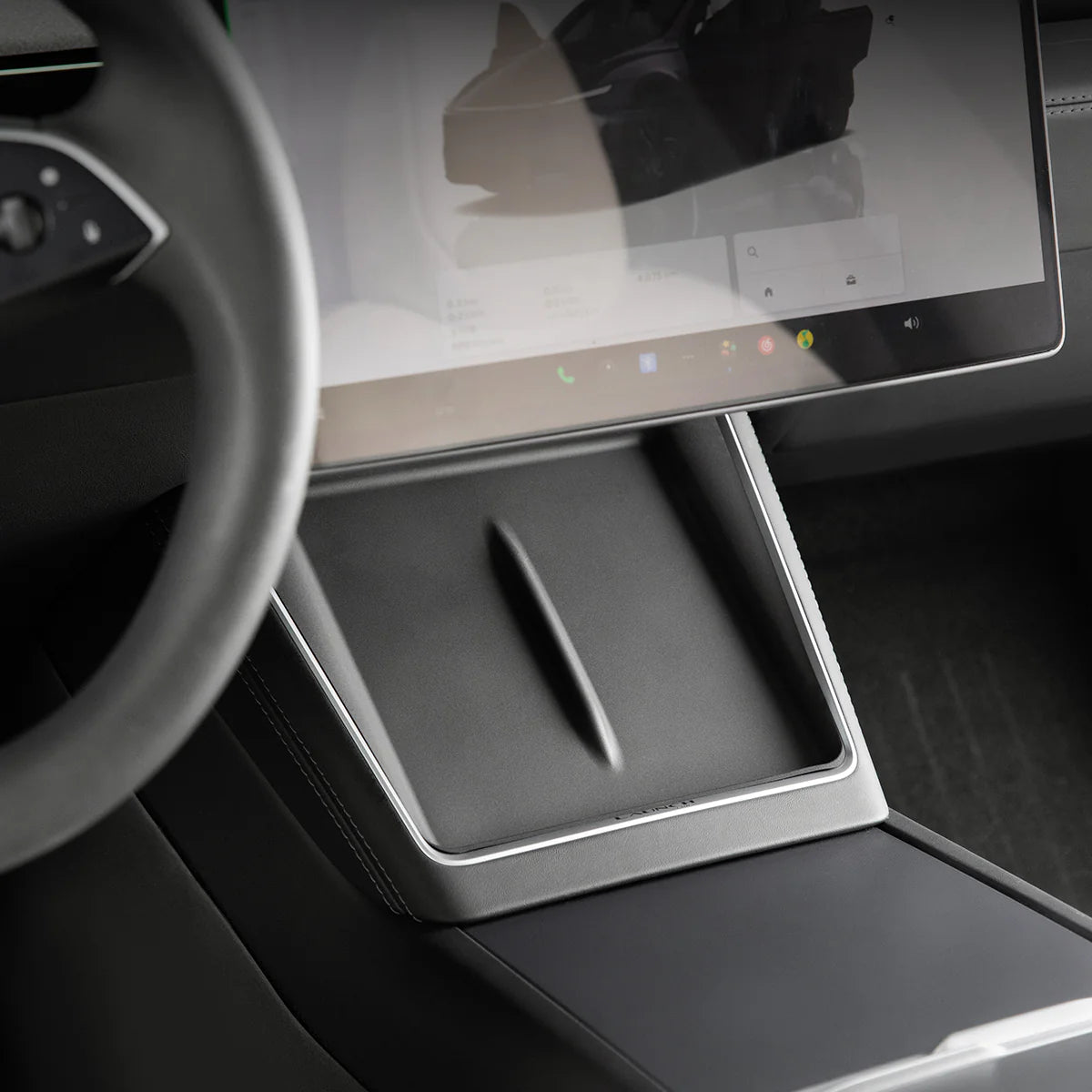 Center Console Wireless Charger Pad for Model Y Juniper 2025-2026