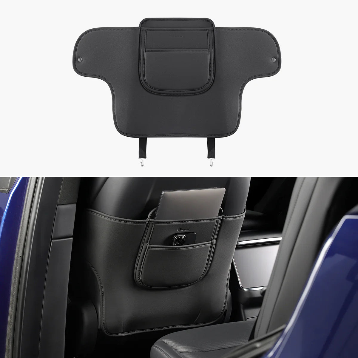 Leather Anti Kick Seat Back Protector for Tesla Model S/X