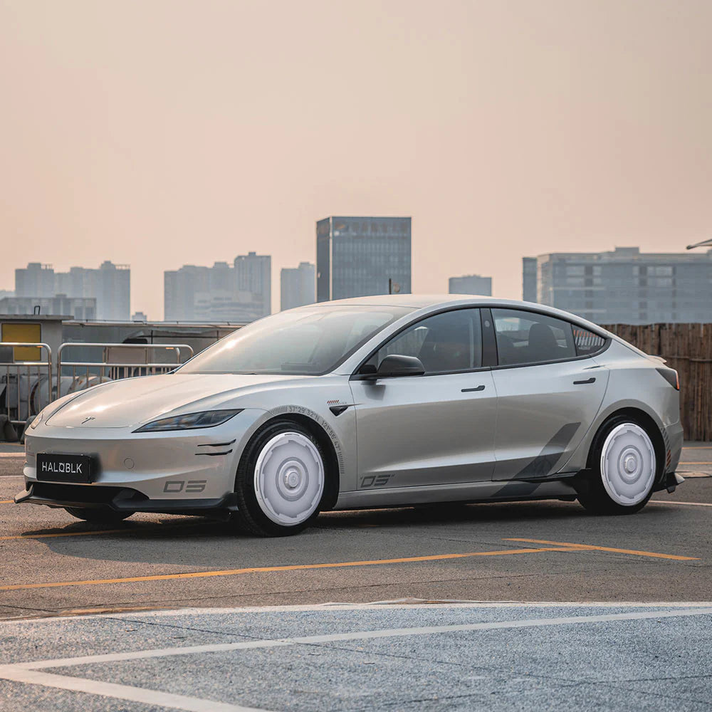 HALODISC 2 - GEAR White | Wheel Covers for Tesla