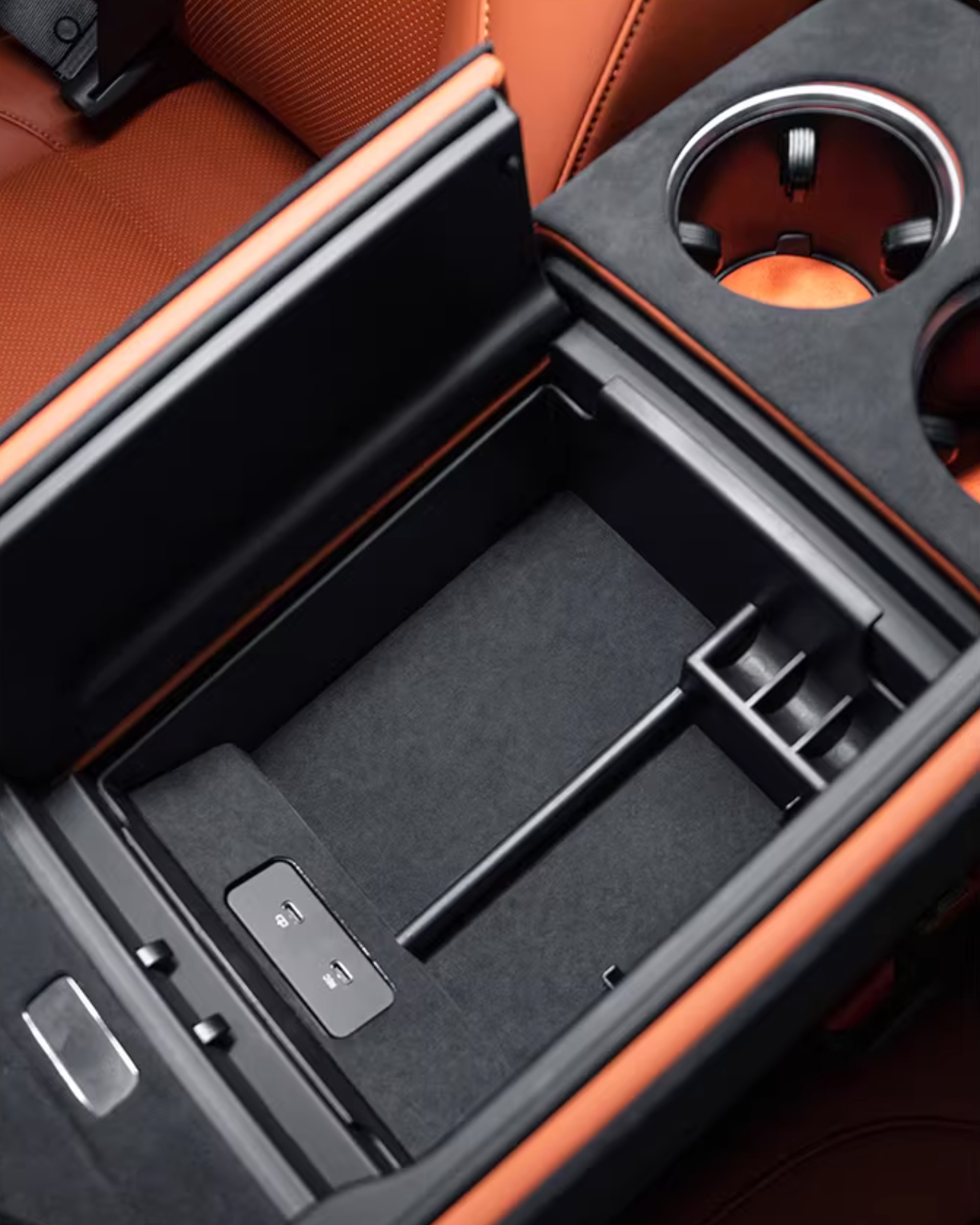 Alcantara® Center Console Storage Tray for Li L9
