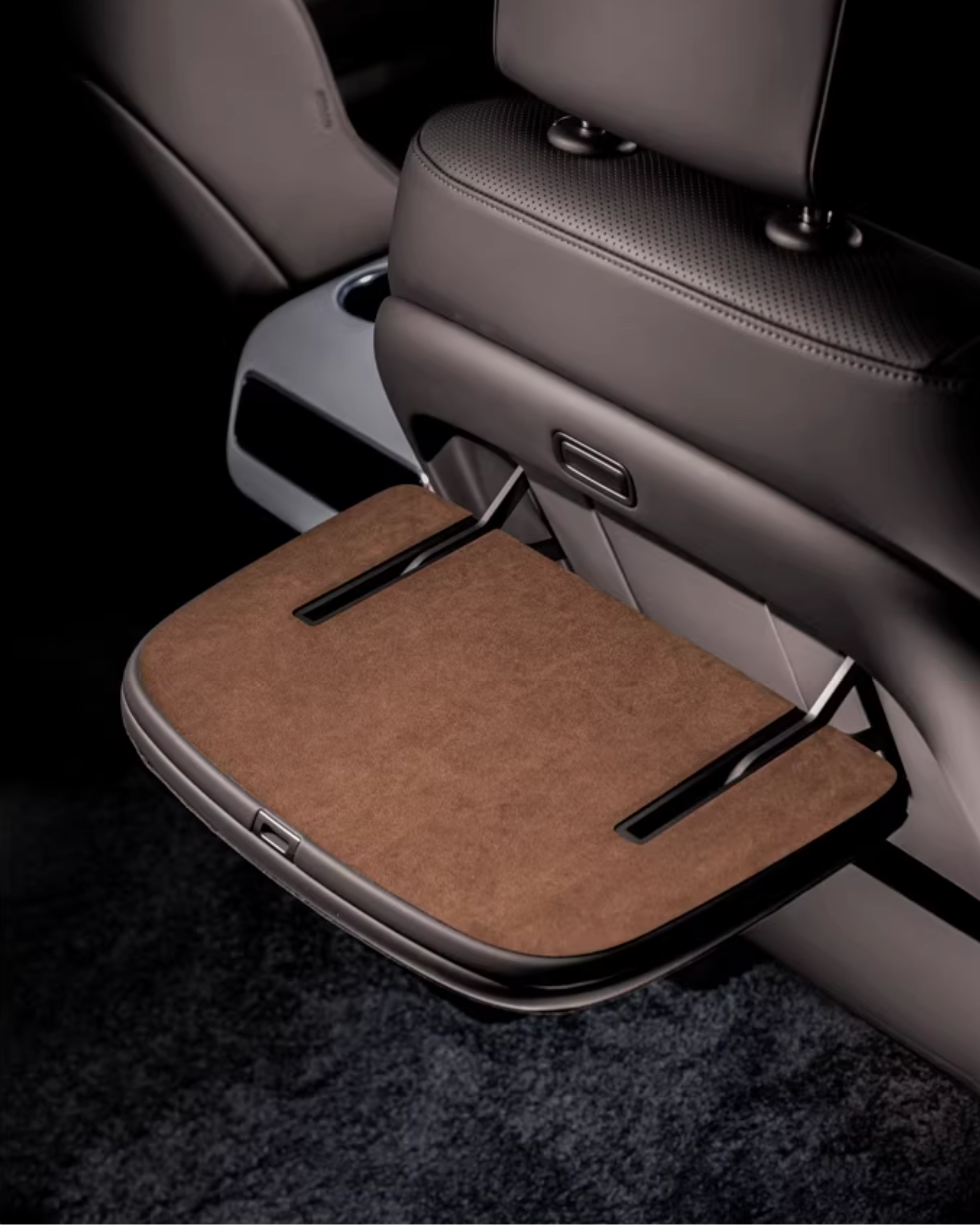 Alcantara® Rear Seat Tray Table Wrap for Li Auto MEGA
