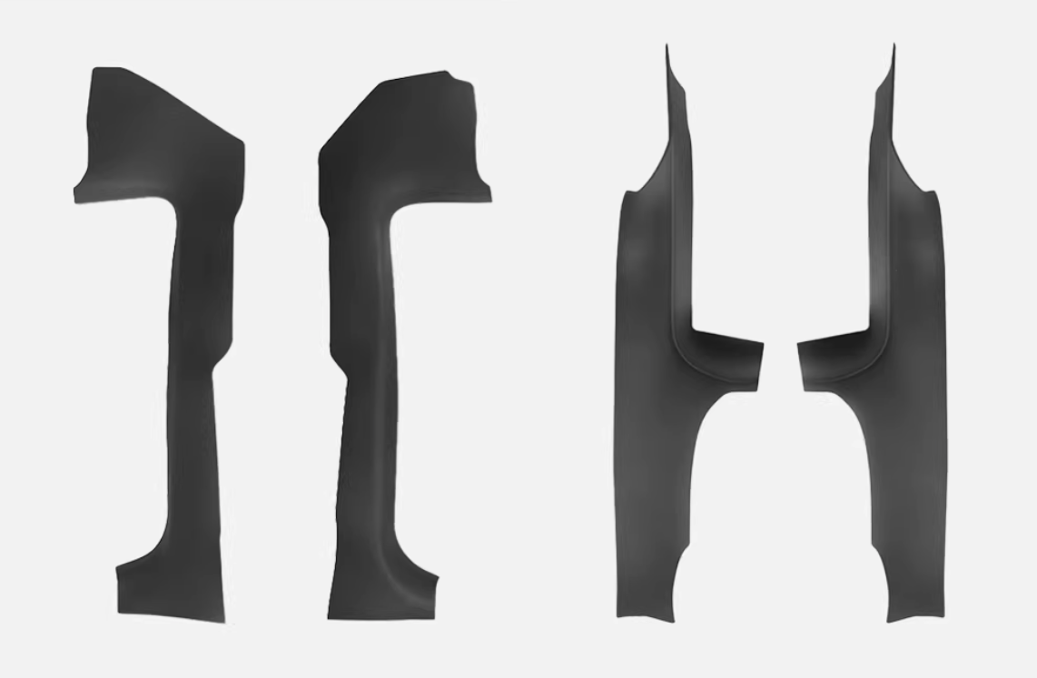 Front and Rear Door Sill Protectors For Tesla Model Y / 3