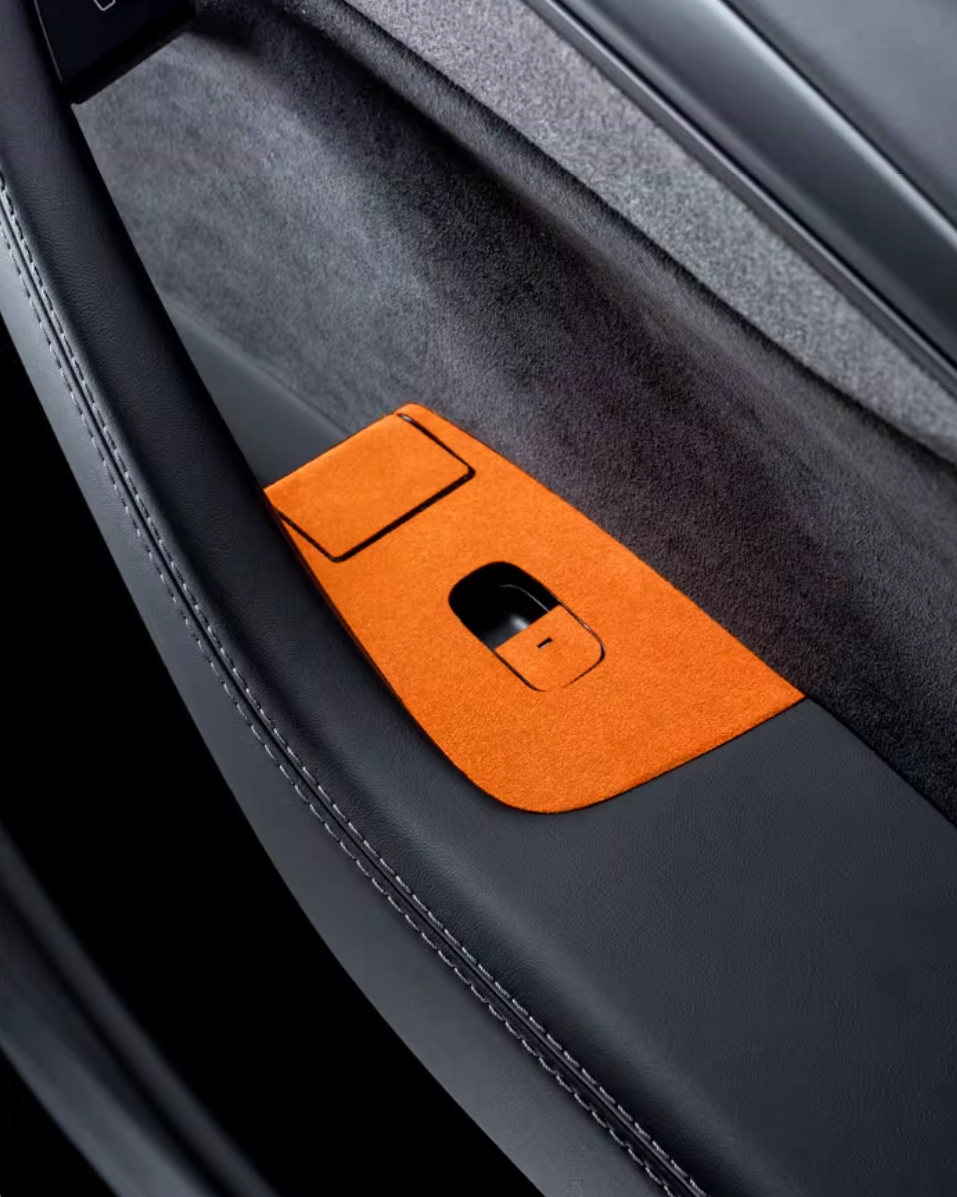 Alcantara® Door Button Trim Kit for Tesla Model Y / 3