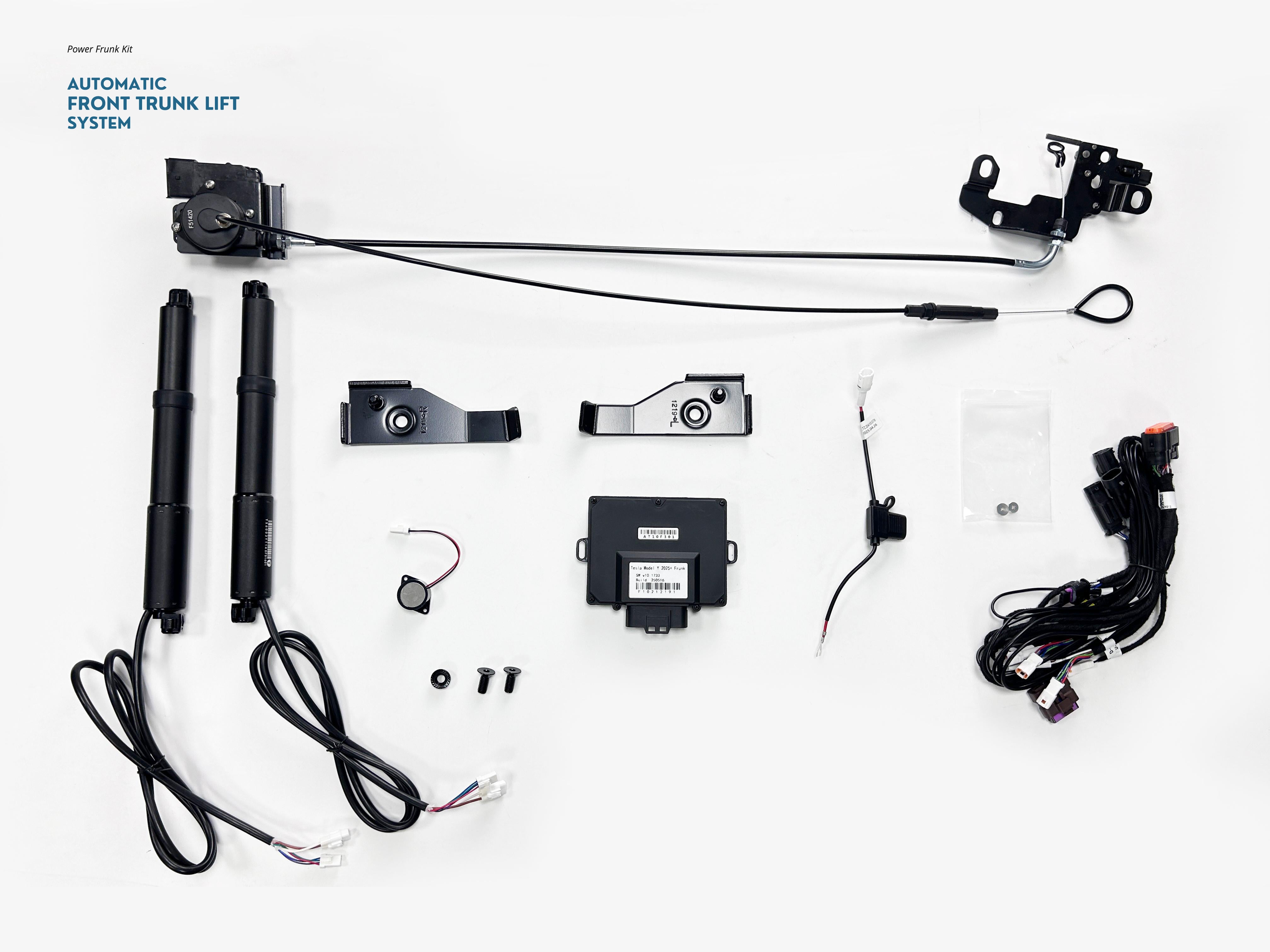 Power Frunk Kit – Automatic Front Trunk Lift System for Tesla Model 3 / Y / YL