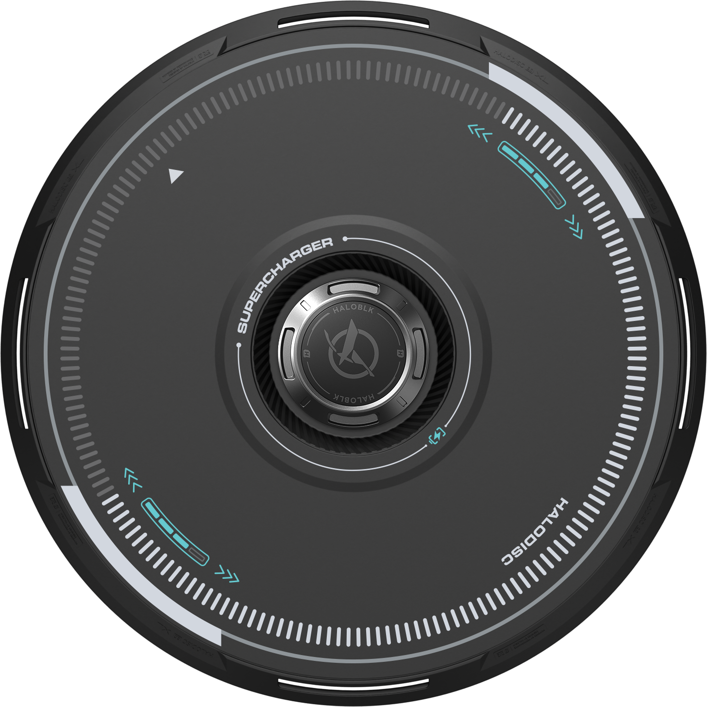 HALODISC 2 - CHARGING Black | Wheel Covers for Tesla