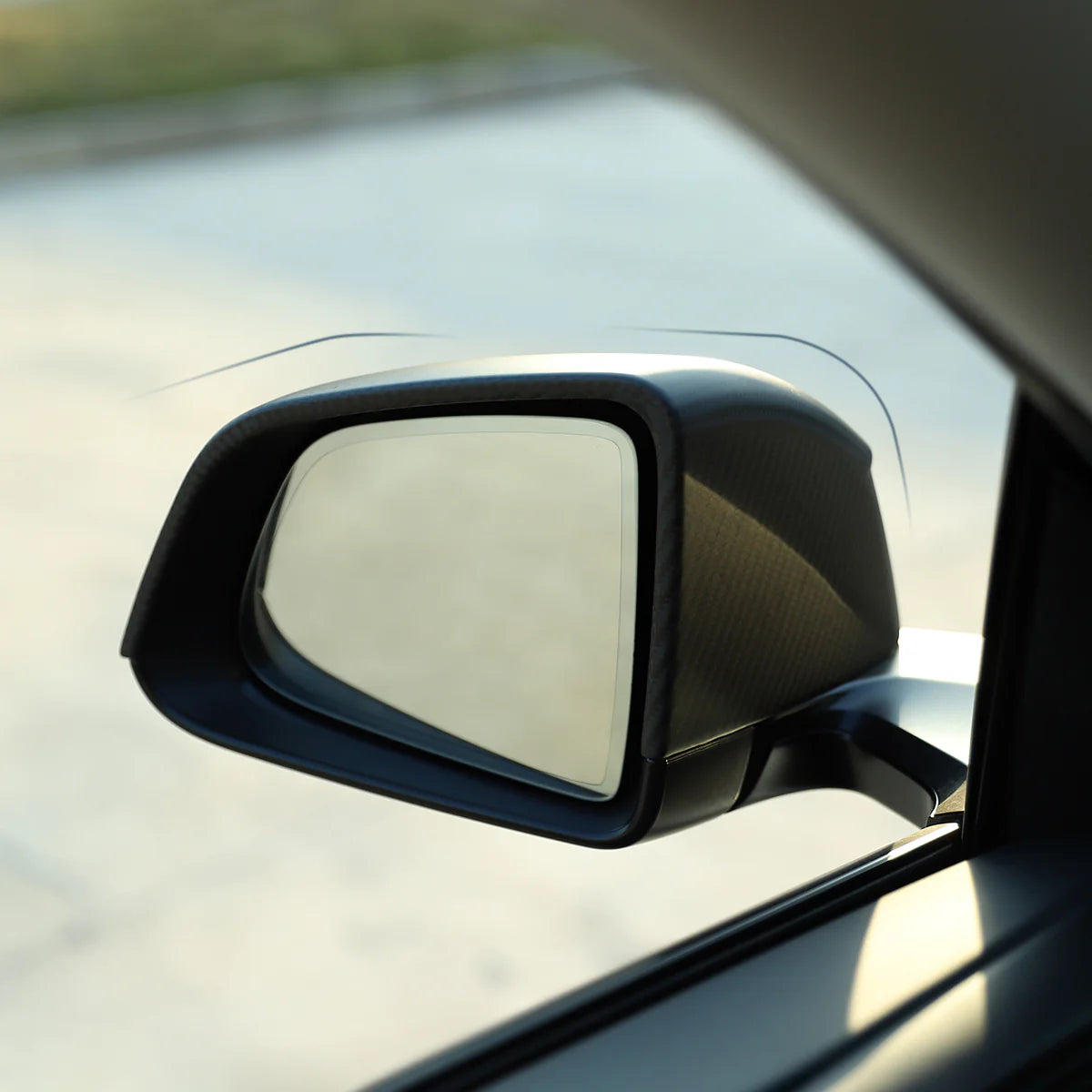 Carbon Fiber Side Mirror Covers for Model Y
