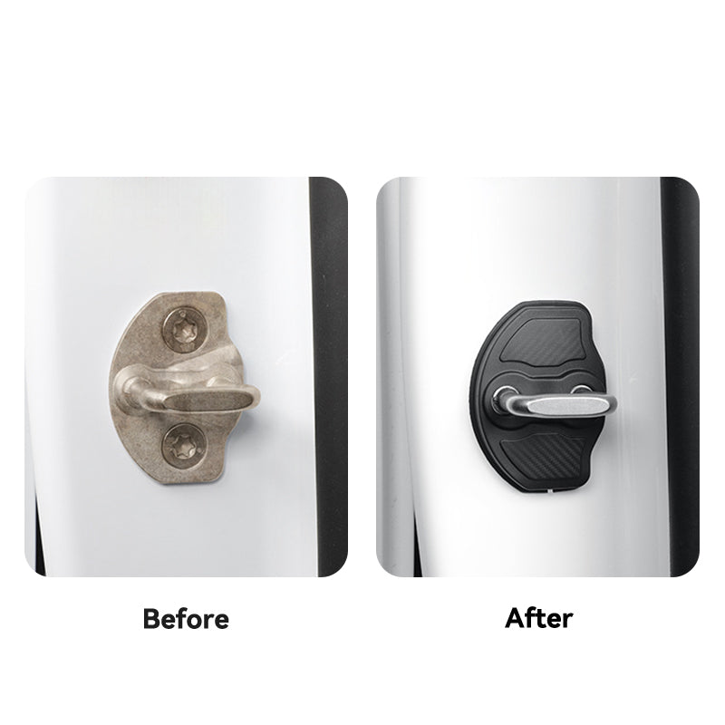 Door Lock Latch Cover Protector for Tesla Model Y / 3 (4-Pack)