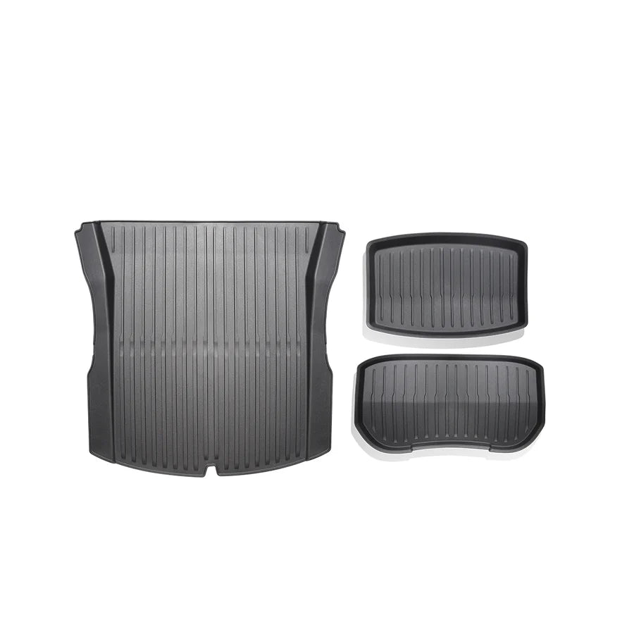 All-Weather Cargo Liners Set with Seats Back Protector Mats for Model 3 Highland