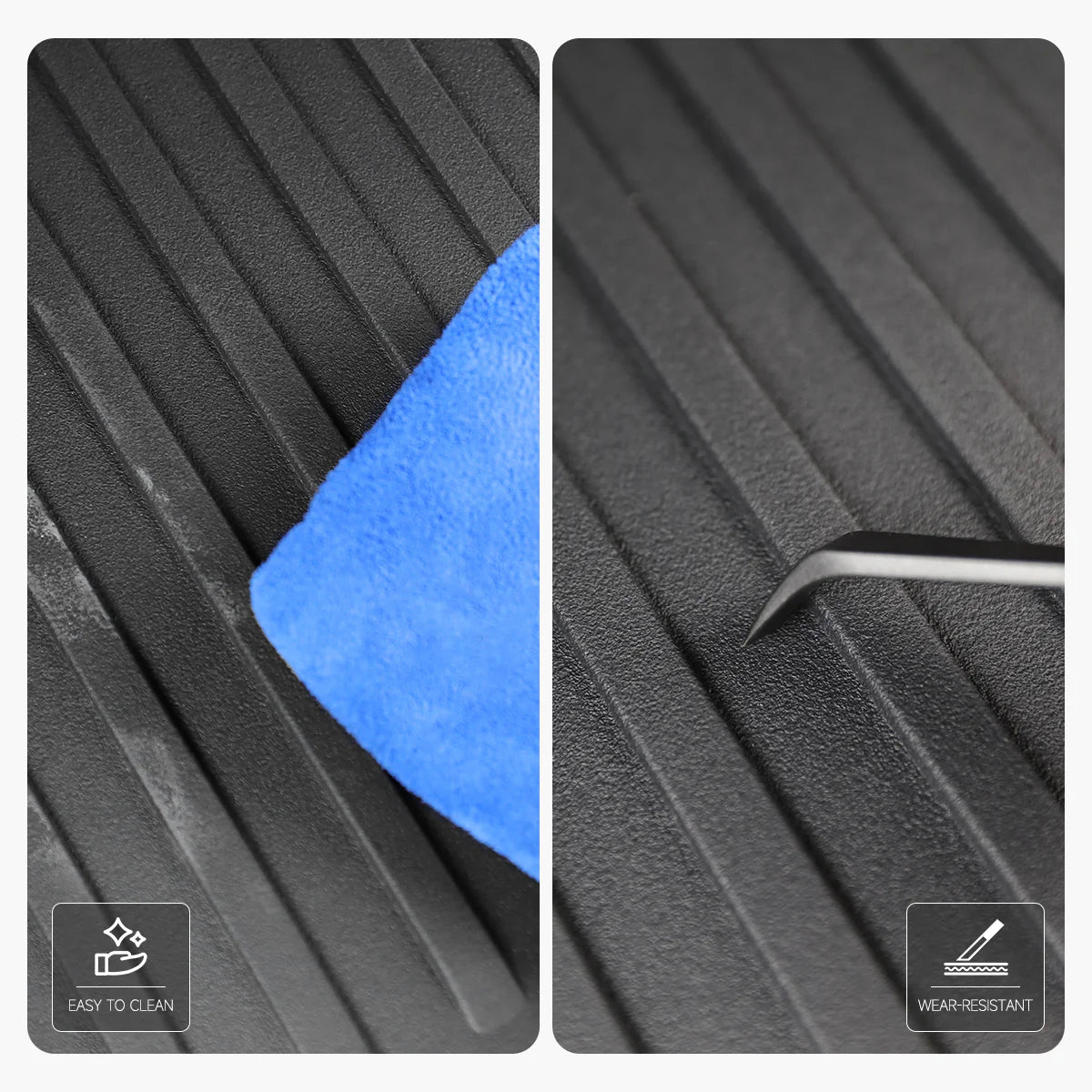 All-Weather Cargo Liners Set with Seats Back Protector Mats for Model 3 Highland