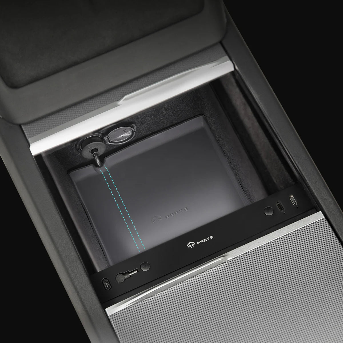 Muti-Ports Center Console USB Charging Hub for Tesla Model 3 /Model Y