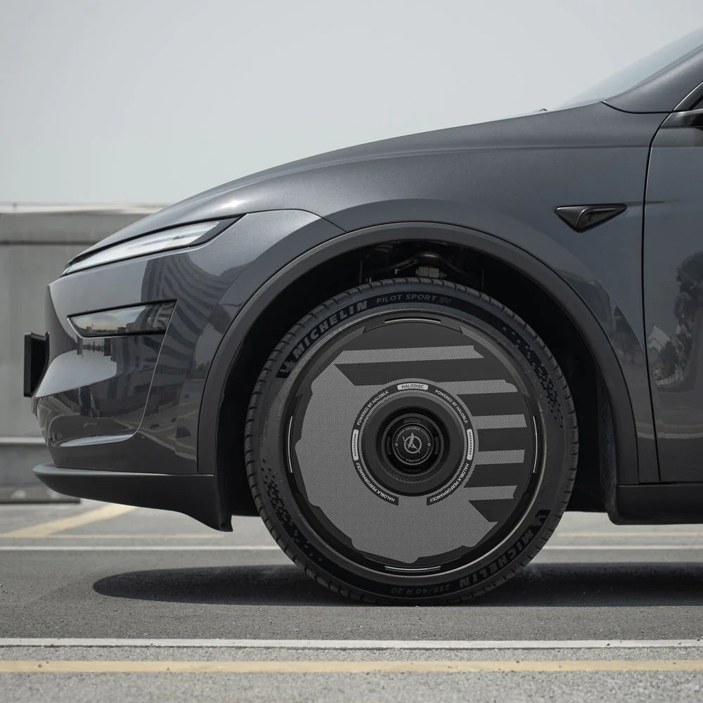 HALODISC 2 - INDUSTRY Black | Wheel Covers for Tesla