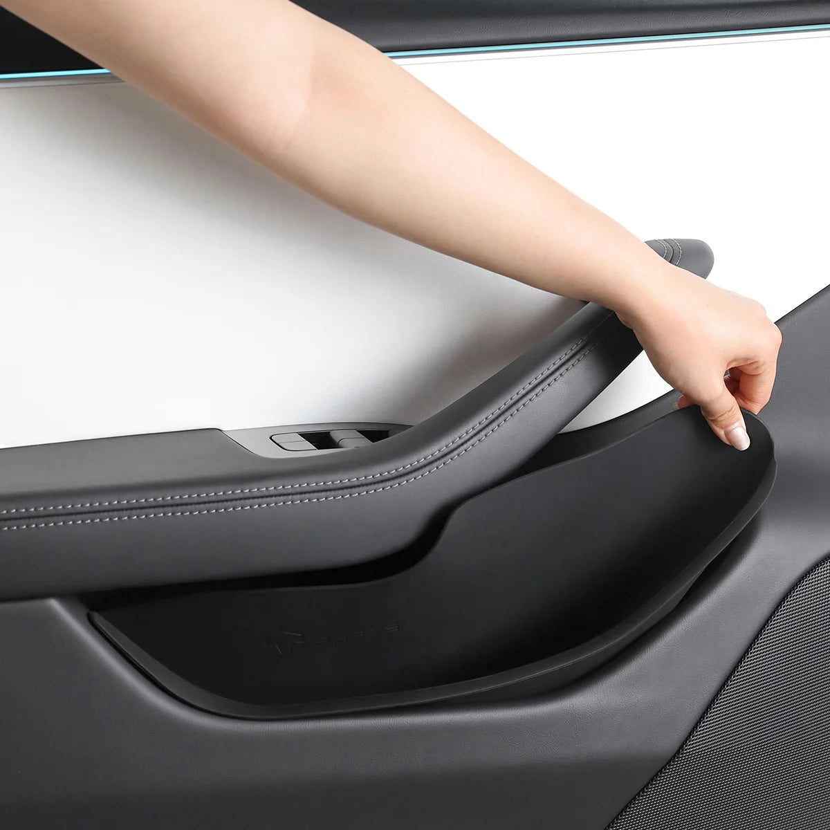 Silicone Door Side Storage Compartment Set for Model 3 Highland