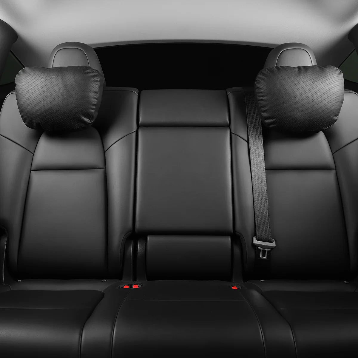 Leather Headrest Pillow For Tesla (Filled With Dupont™ Sorona® Sustainable Bio Padding)