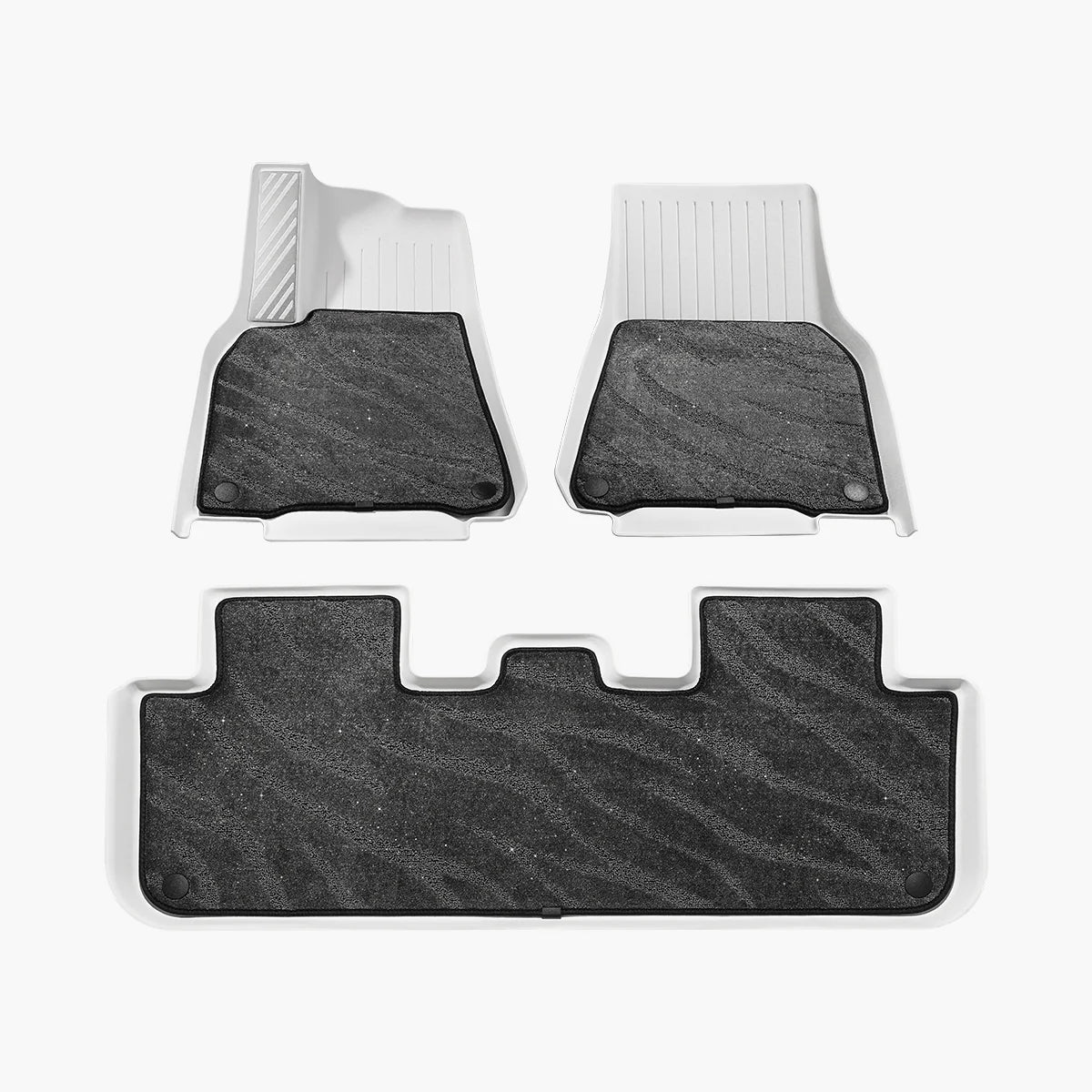 Galaxy Series Dual-Layer All-Weather Floor Liners For Tesla Model Y