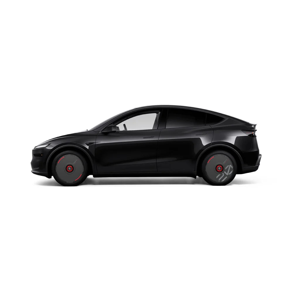 HALODISC 2 - Custom Numbers - Black | Wheel Covers for Tesla