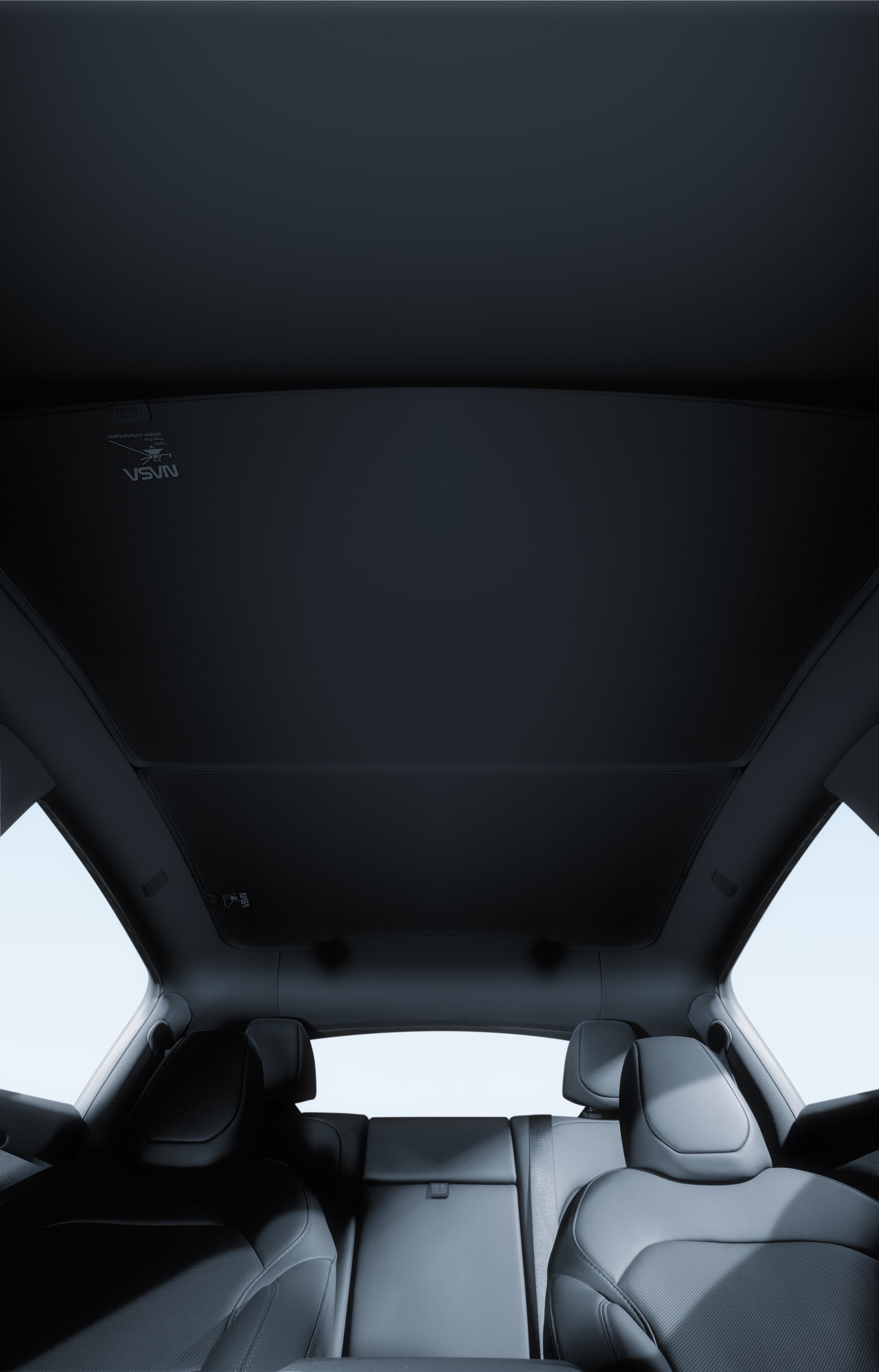 Haloblk Roof Sunshade for Tesla Model 3 / Y / YL (Magnetic Clip-On Design)