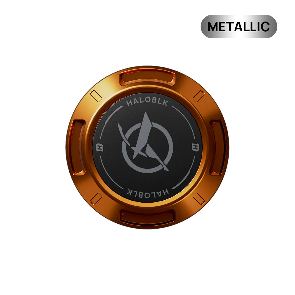 HALODISC Center Caps – Customizable Accents for Tesla Wheel Covers