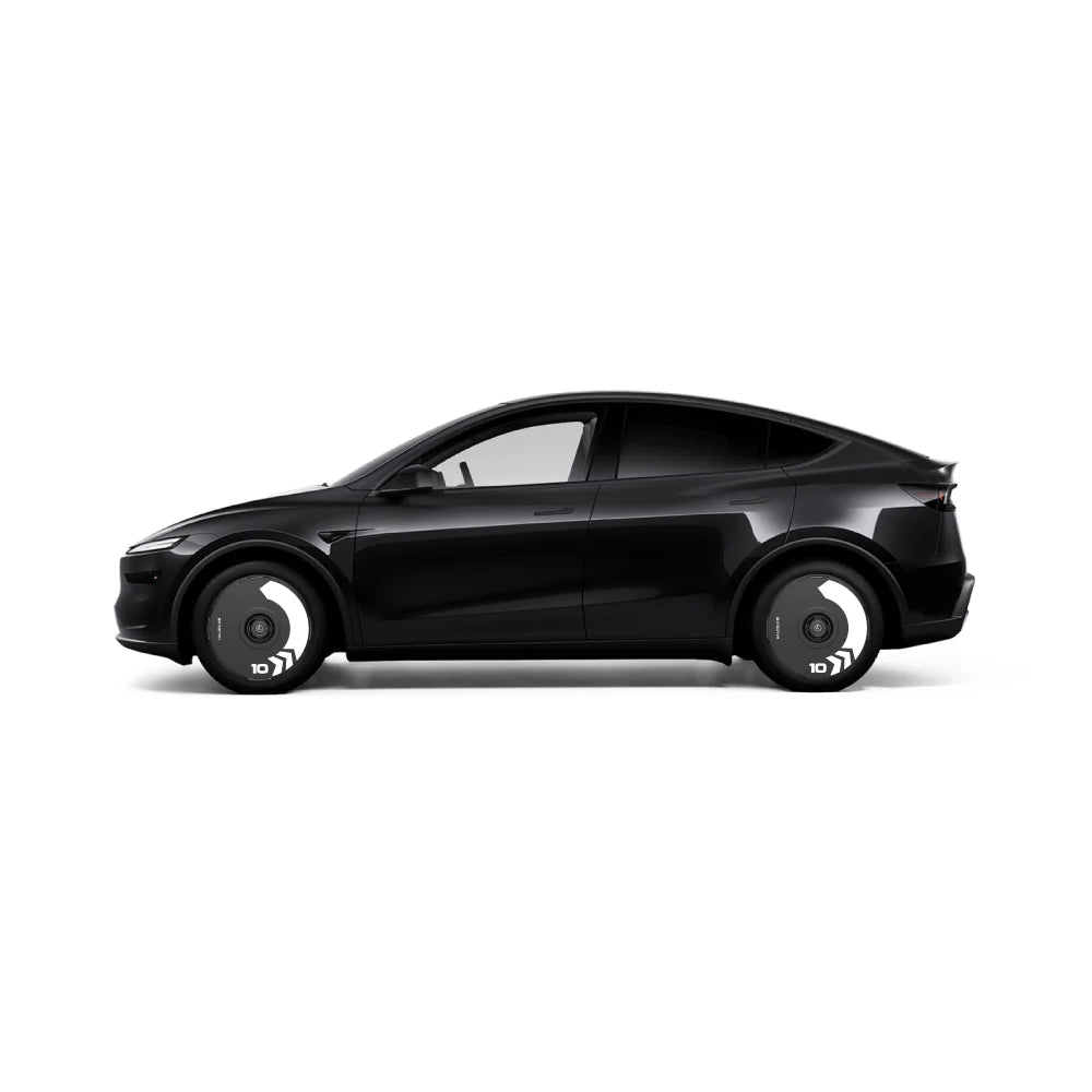 HALODISC 2 - ARROW Black | Wheel Covers for Tesla