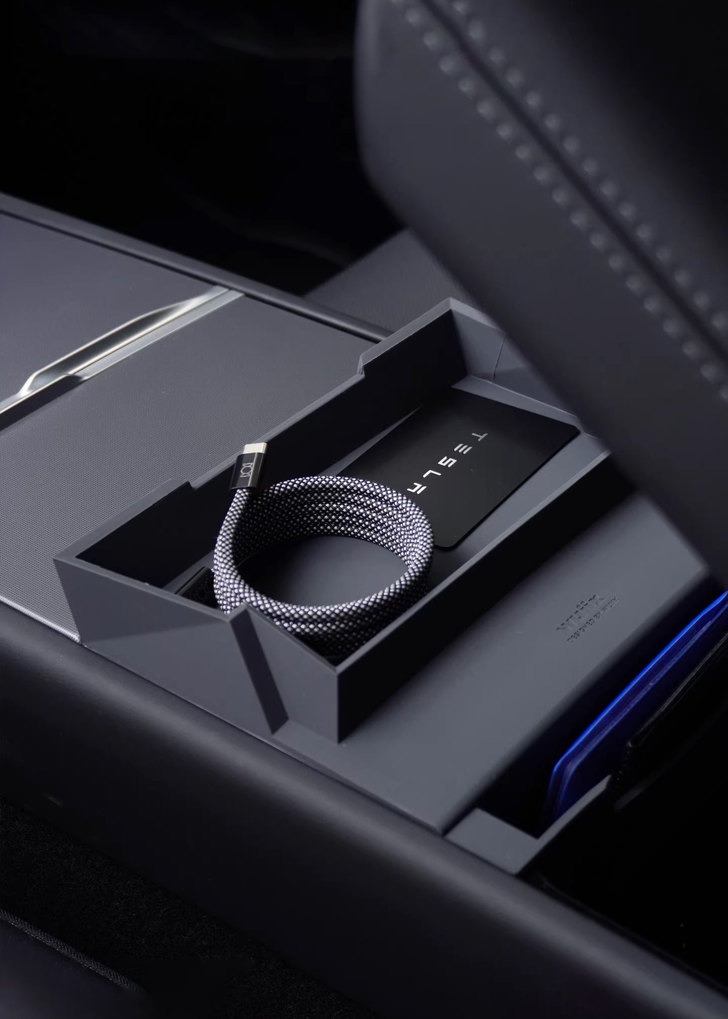 Armrest Secret Storage Tray For Tesla Model Y / 3