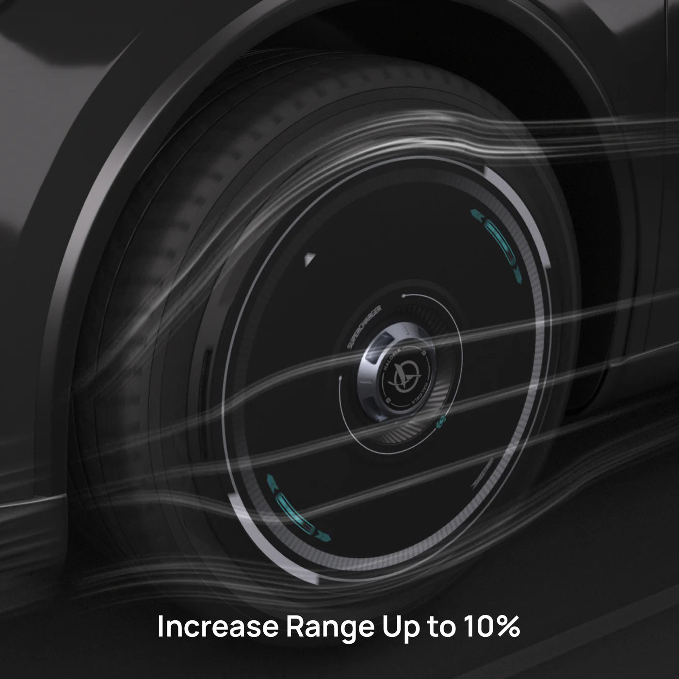 HALODISC 2 - SuperChager Black | Wheel Covers for Tesla
