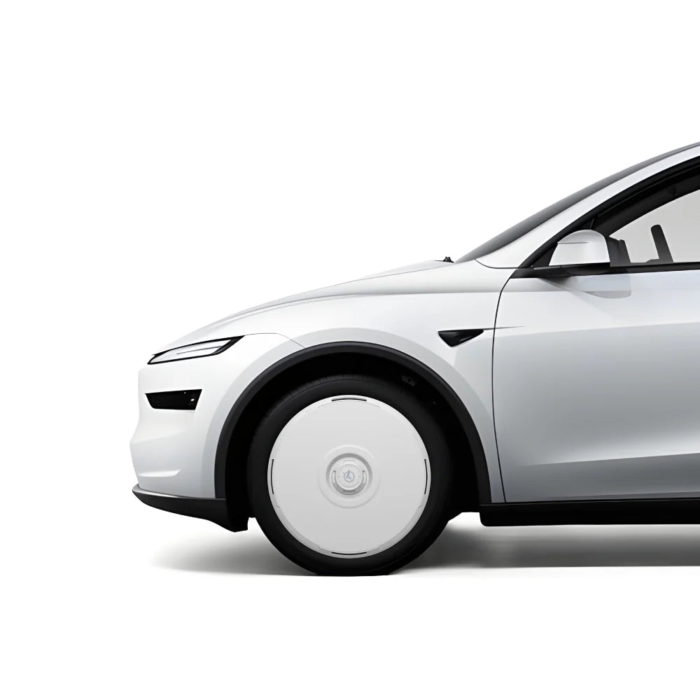 HALODISC 2 - RTP White | Wheel Covers for Tesla
