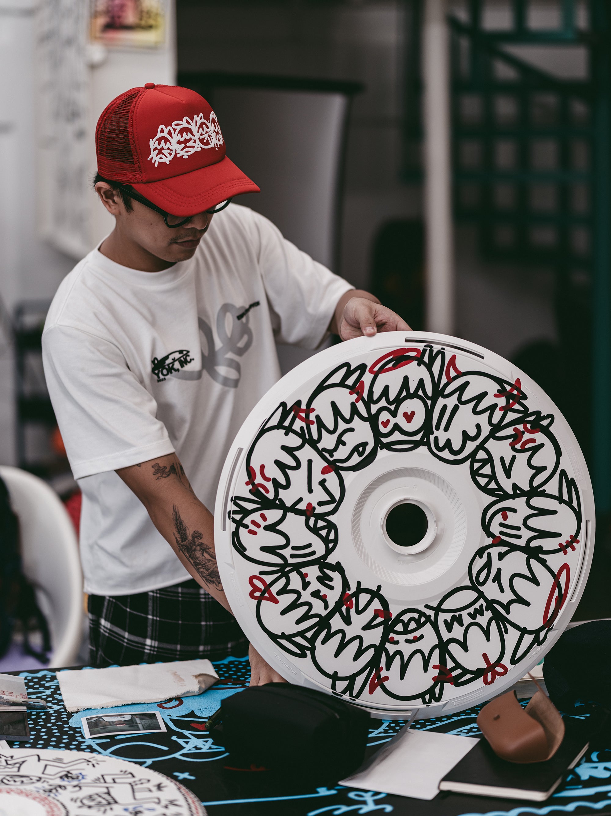 No. 09 - YOK Artist Edition 1/1 - Halodisc 2 For Tesla Wheel Cover