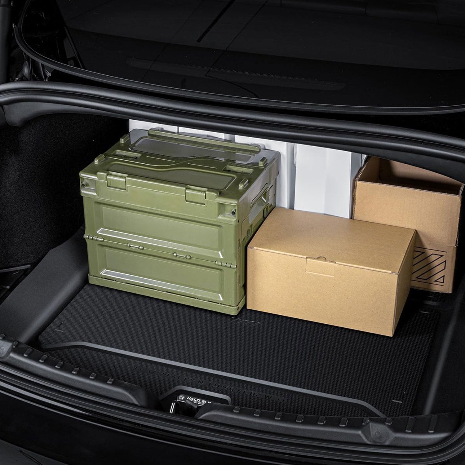 HALOBLK Frunk & Trunk Mats for Tesla Model 3 Highland