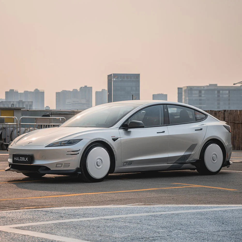 HALODISC 2 - RTP White | Wheel Covers for Tesla