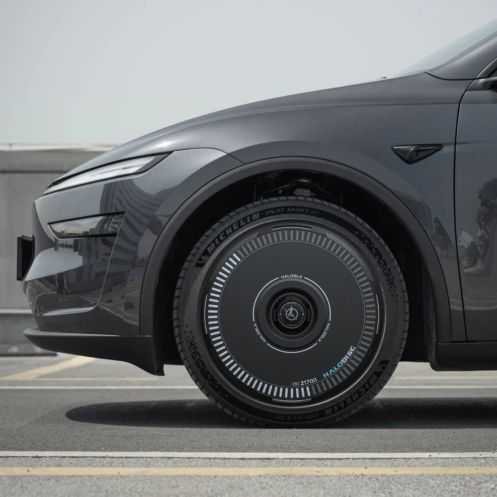 HALODISC 2 - CHARGING Black | Wheel Covers for Tesla