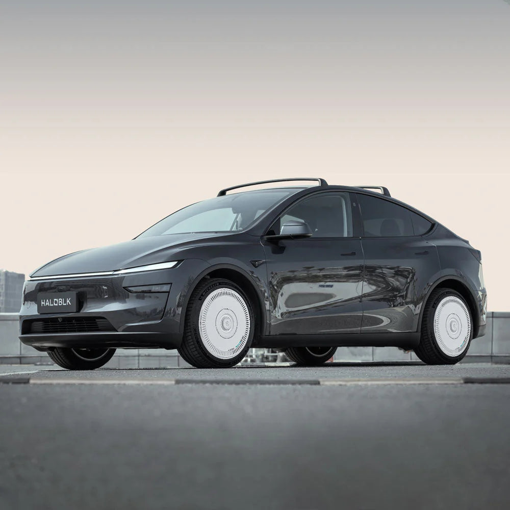 HALODISC 2 - CHARGING White | Wheel Covers for Tesla