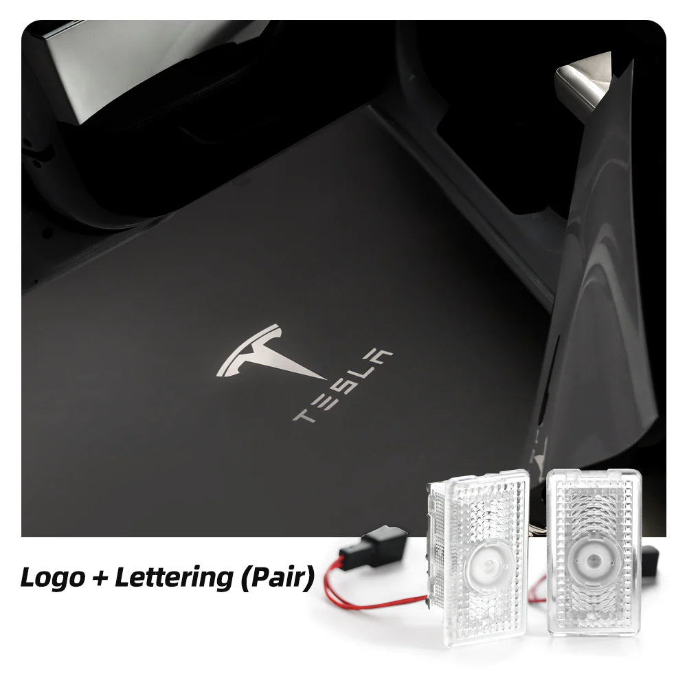 Premium OSRAM HD LED Door Projector Lights for Tesla Model 3 / Y / YL – High-Definition, Plug & Play