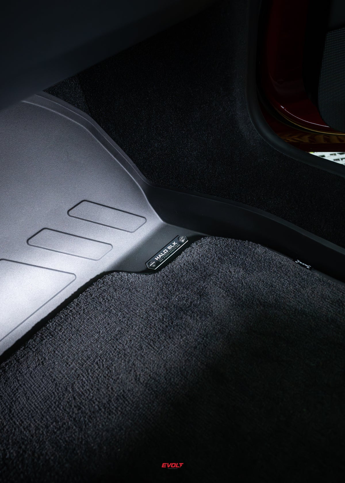 Floor Mats with Nylon Carpet Compatible with Tesla Model 3 Highland | All-Weather Protection - Full Set