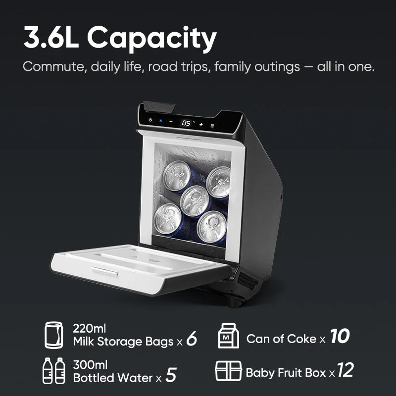 TEMAI TM-Y03 | 3L Rear Seat Fridge for Tesla Model Y