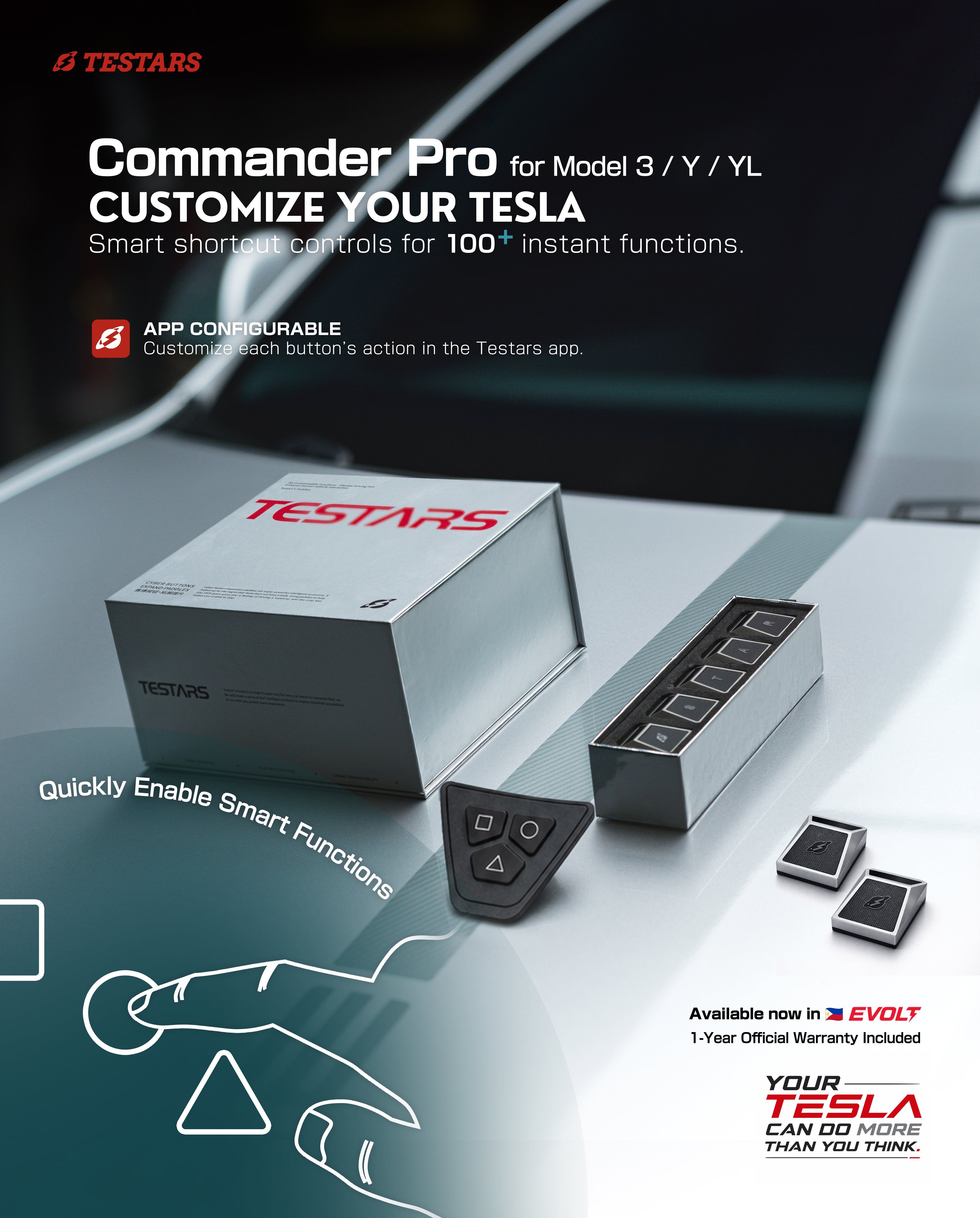Testars Commander™ > Smart Controller for Tesla