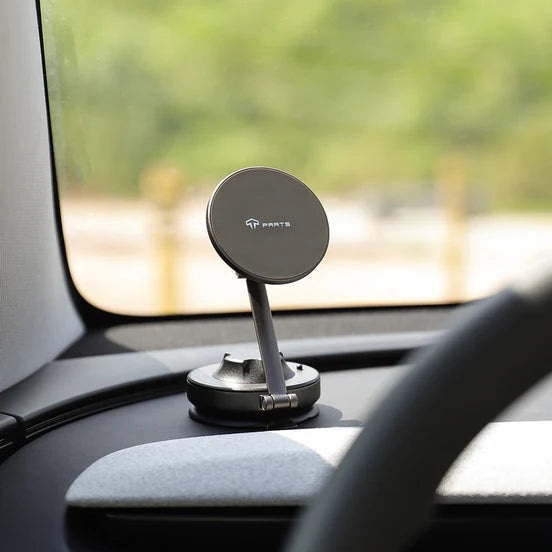 Vacuum Suction Phone Holder for Tesla