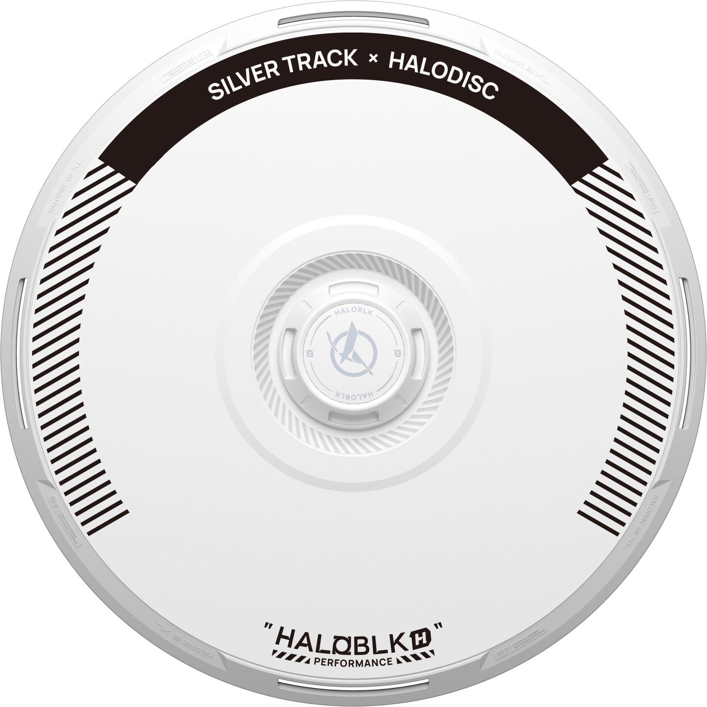 HALODISC 2 - SILVER TRACK White | Wheel Covers for Tesla