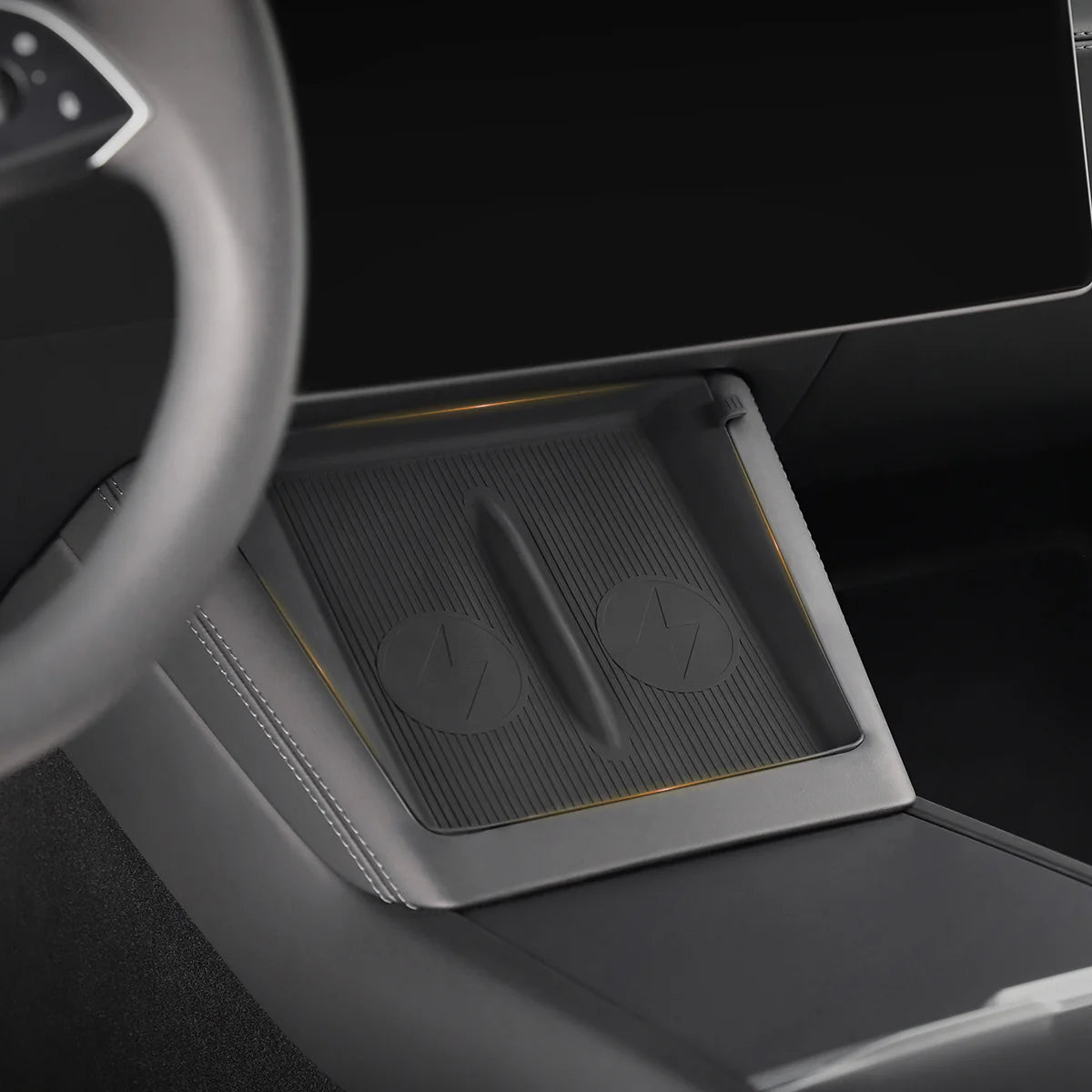 Center Console Wireless Charger Pad for Model 3 Highland