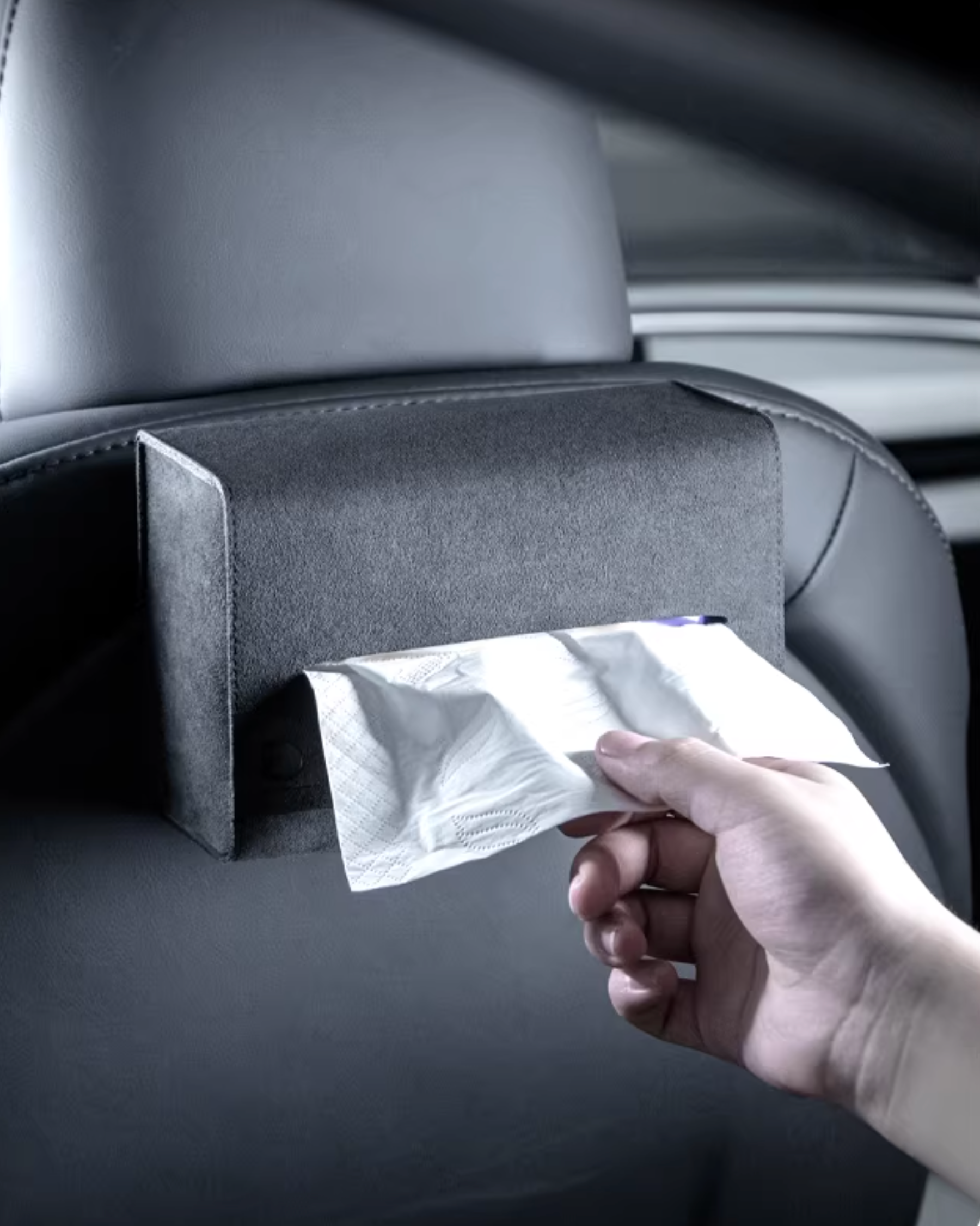 Alcantara® Tissue Box for Tesla Model Y / 3