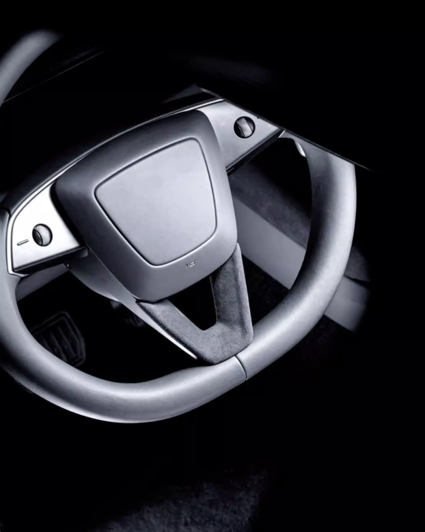 Alcantara® Steering Wheel Trim for Tesla Model Y / 3