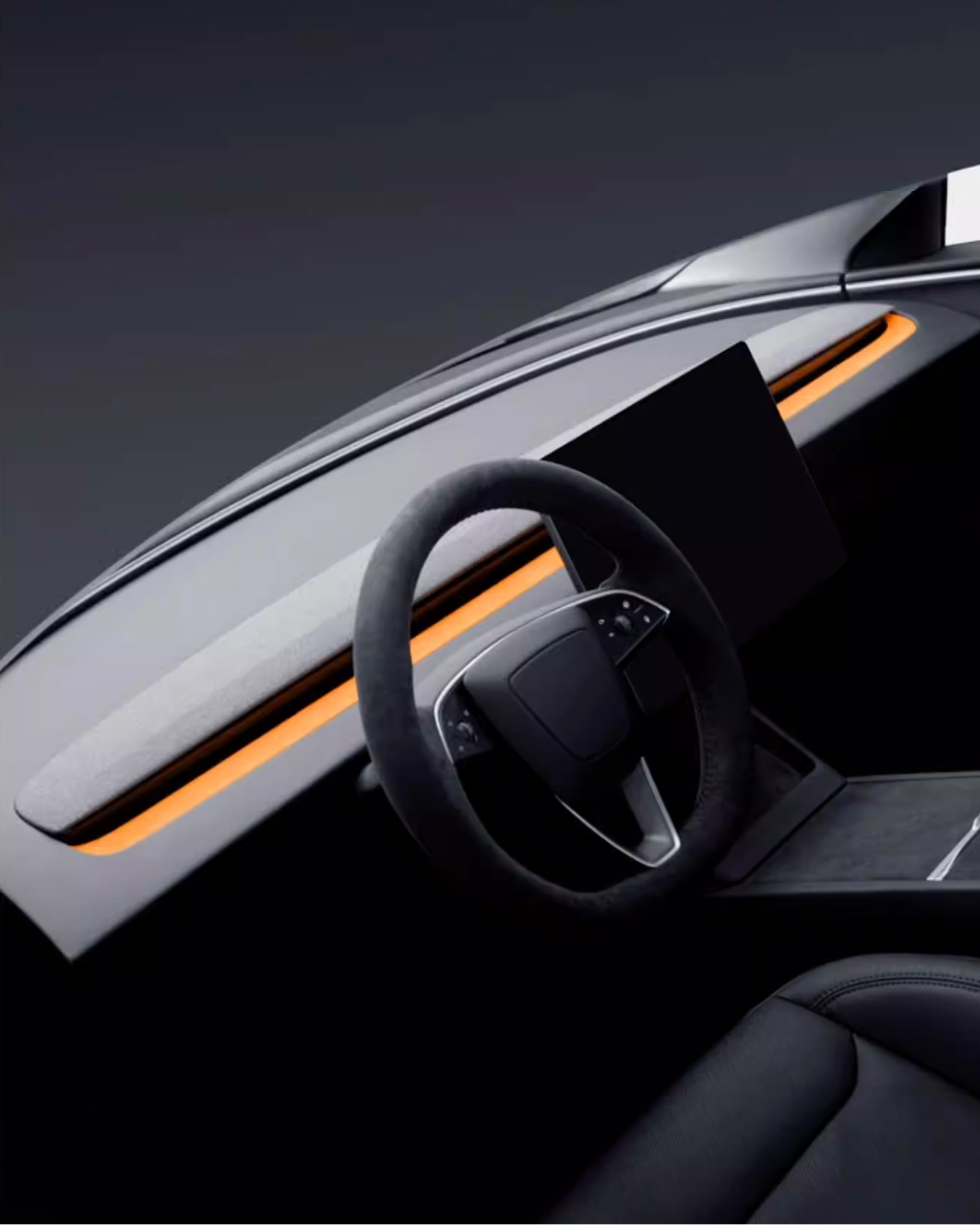 Alcantara® Dashboard Air Vent Trim Cover for Tesla Model Y / 3