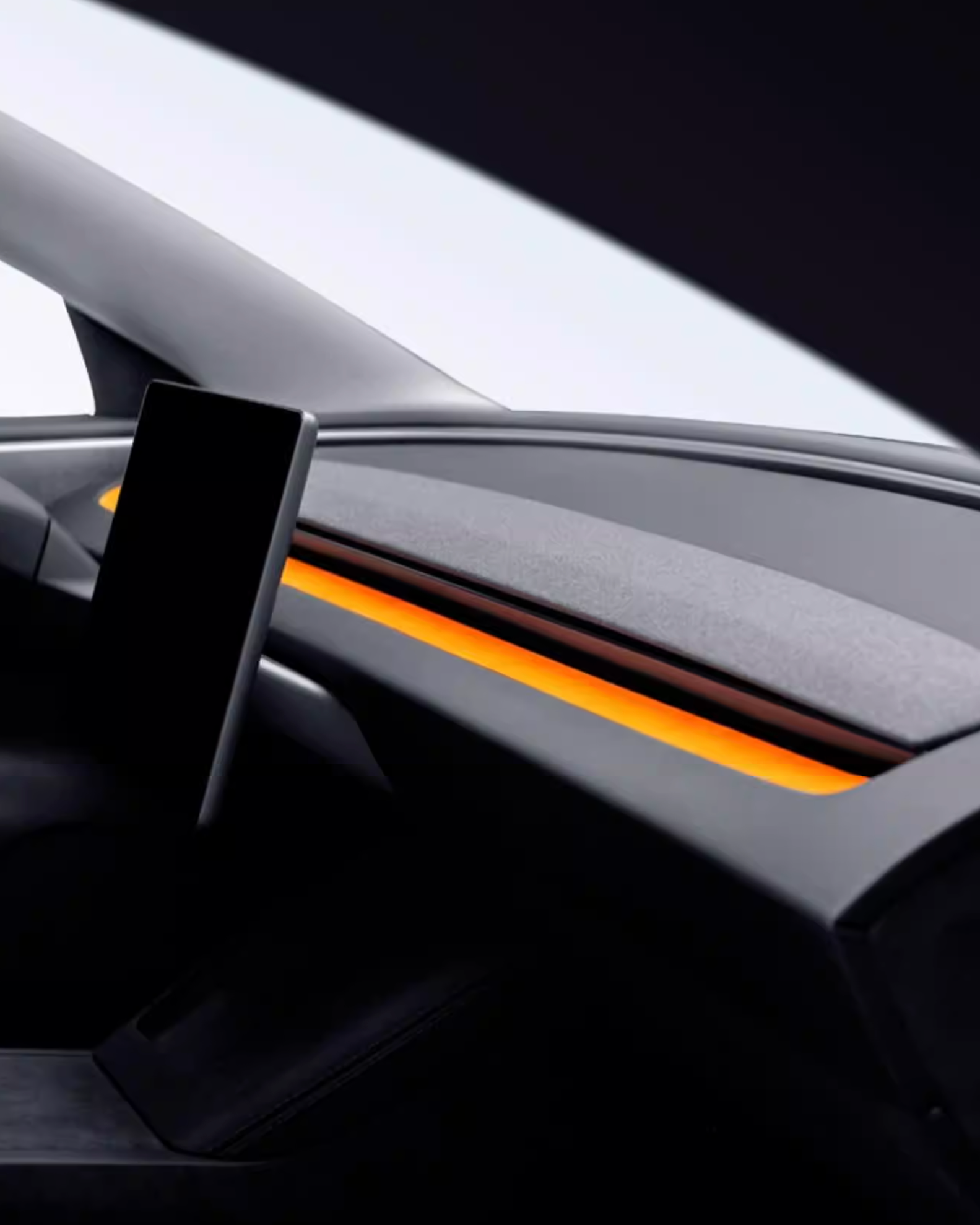 Alcantara® Dashboard Air Vent Trim Cover for Tesla Model Y / 3