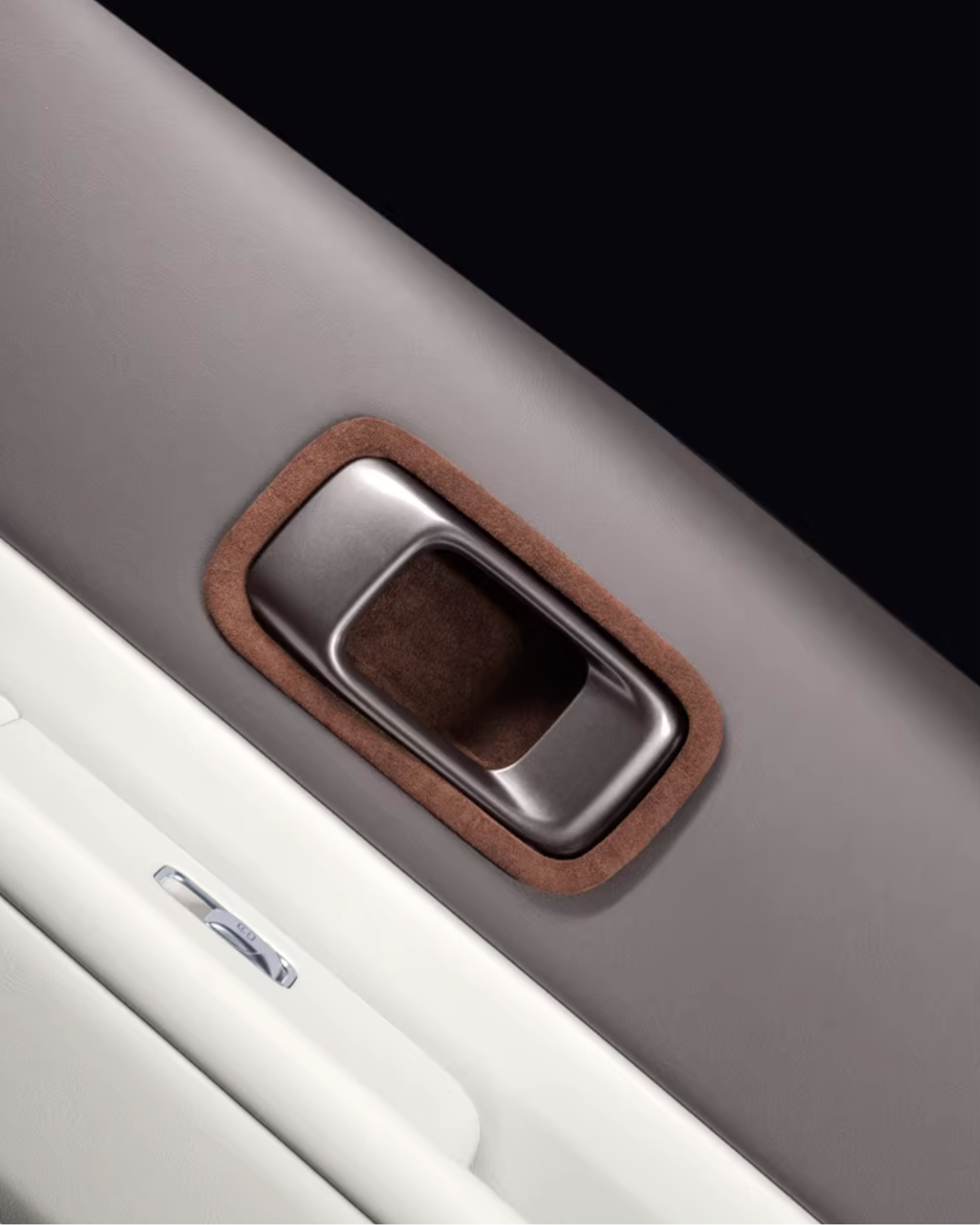 Alcantara® Front Door Handle Inner Bowl Covers for Li Auto MEGA