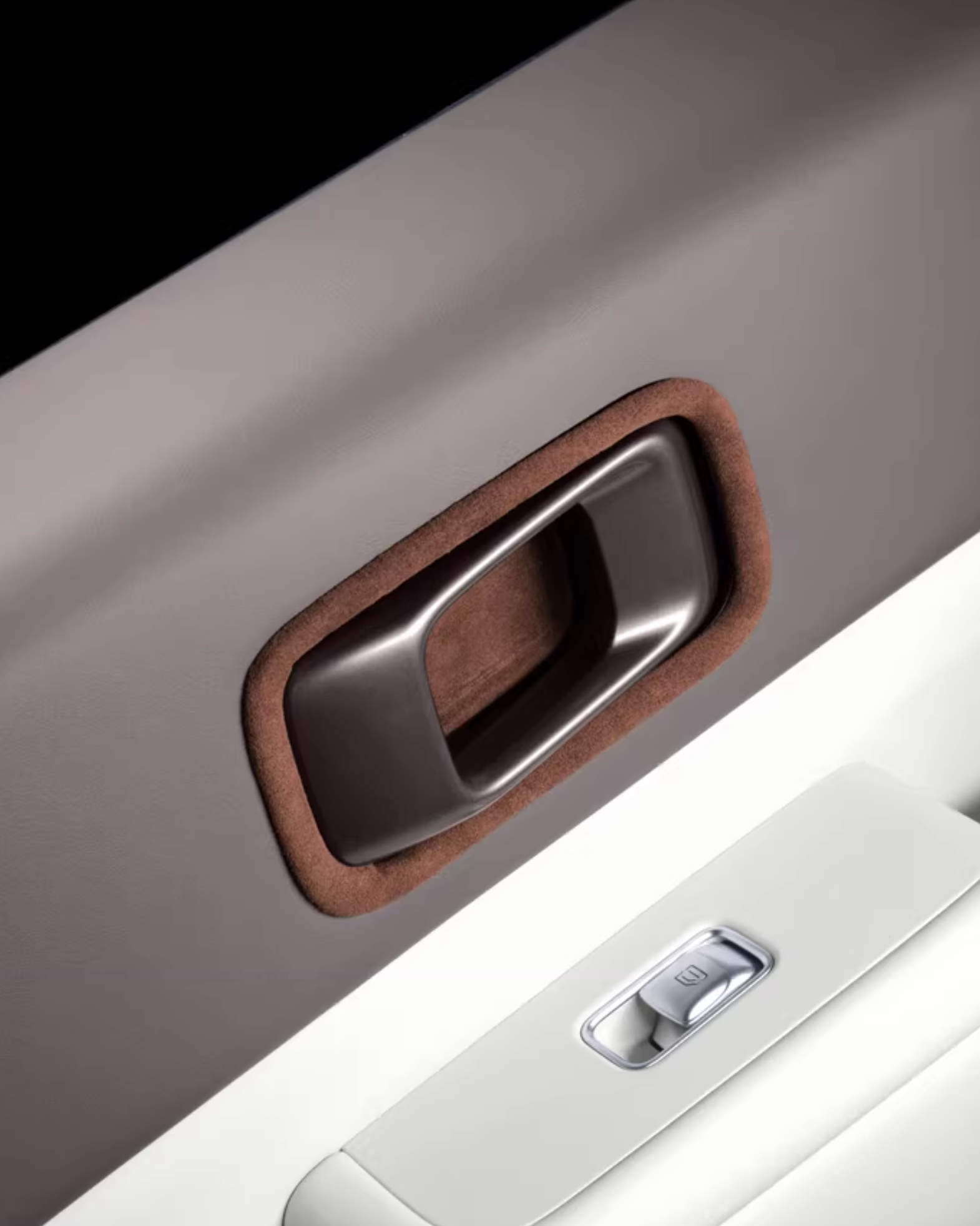 Alcantara® Front Door Handle Inner Bowl Covers for Li Auto MEGA