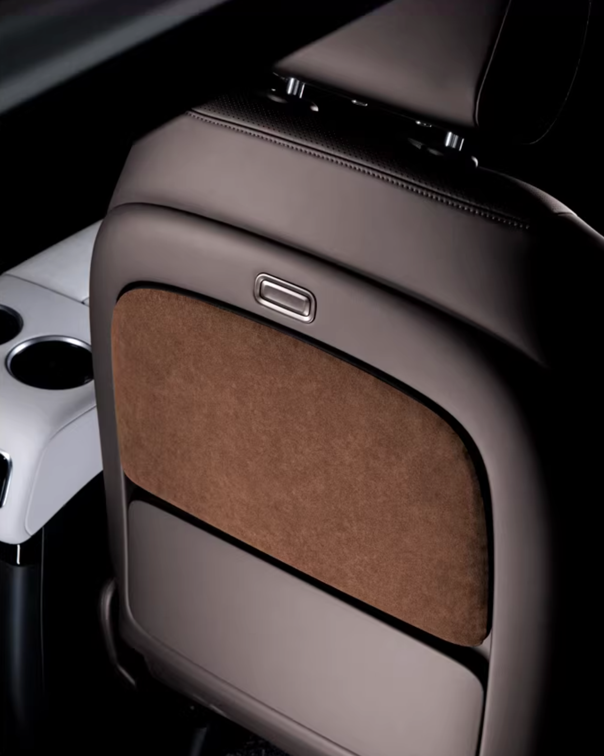 Alcantara® Rear Seat Tray Table Wrap for Li Auto MEGA